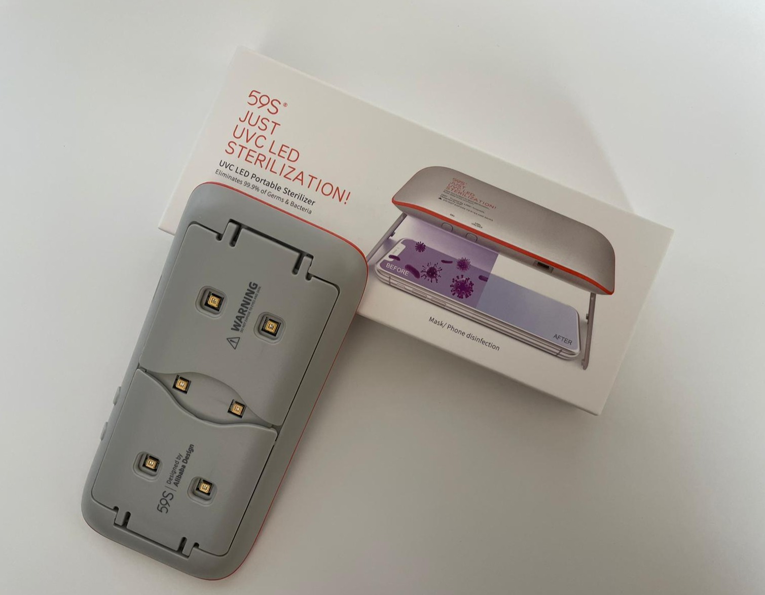 UV light phone sanitizer