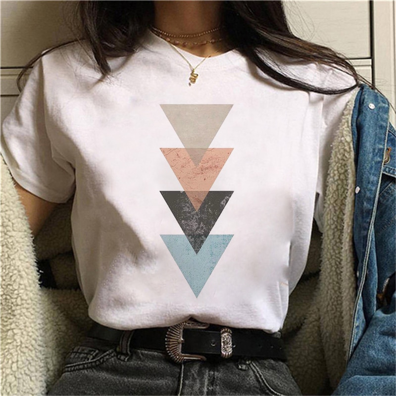 Women's Geometry Printed T-Shirt